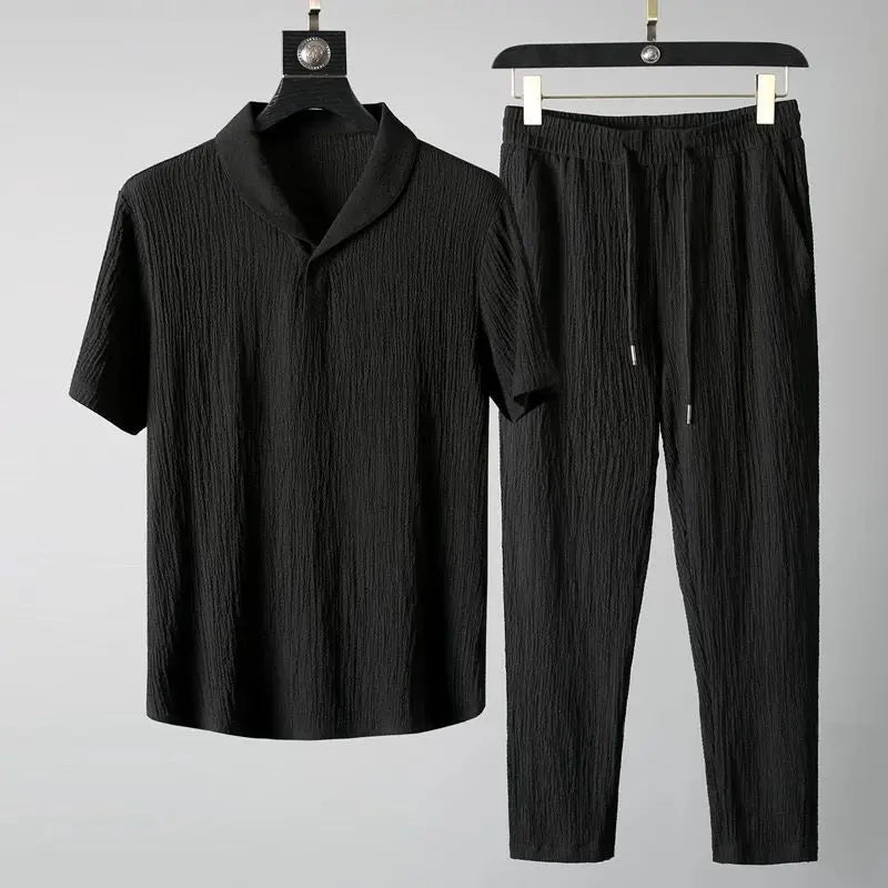 Elegance Summer Set™ – Men's Shirt + Pants