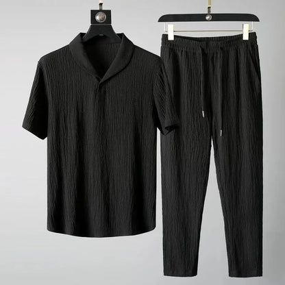 Elegance Summer Set™ – Men's Shirt + Pants