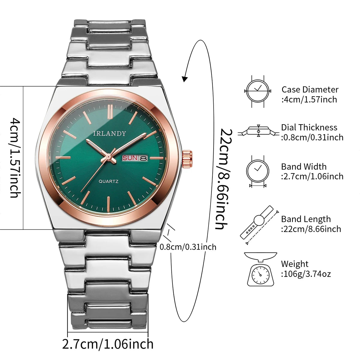 PrestigeTime™ – Luxury Business Quartz Watch